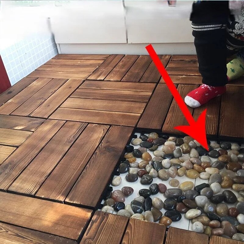 Outdoor Terrace Anti-corrosion Wood Floor