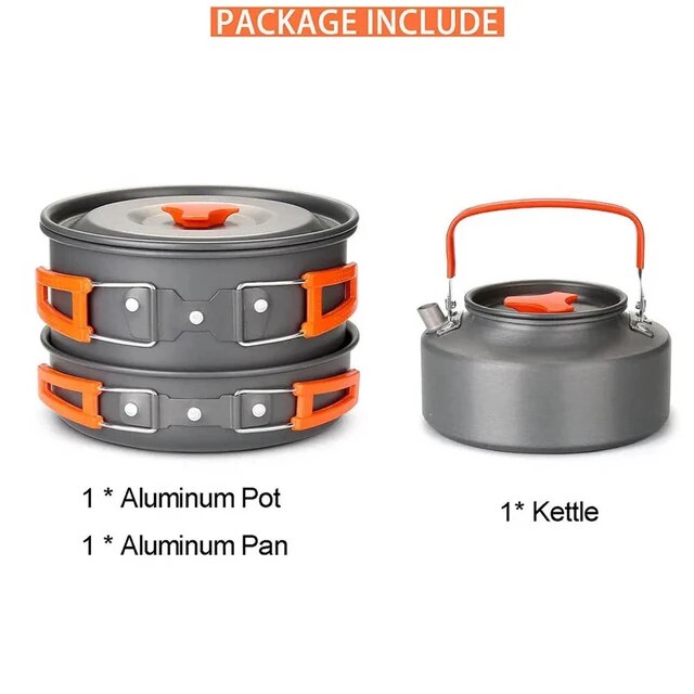 Camping Stove And Utensil Set 2-3 People