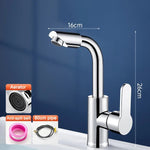 360° Turnable Hot Cold Mixer Faucet Deck Mounted