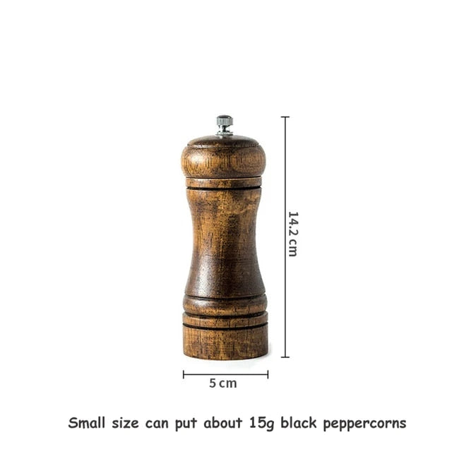 Solid Wood Spice Pepper Mill Cooking Tools