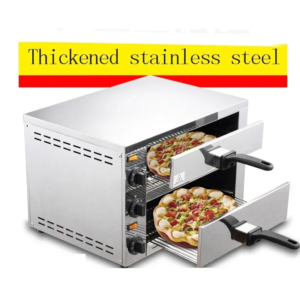 Electric FP-03A New Electric Baking Oven 220v Double Layer Whole Machine Stainless Steel 12 Inch Chicken Roll Bread Burger Machi