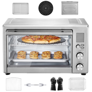 SucceBuy 13-IN-1 Air Fryer Toaster Oven 29.6Qt Convection Oven 2-Tier Toaster Ovens Countertop Combo Home and Commercial Use