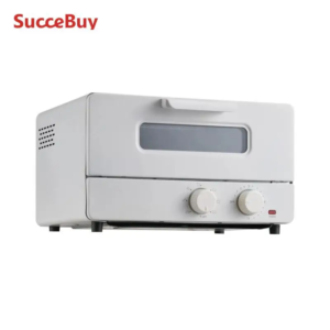 VEVOR 5-IN-1 Steam Oven Toaster 12L Convection Oven 1300W Steam Toaster Oven Countertop Combo with Grill Pizza Pan Gloves White