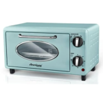 50's Retro Countertop Toaster Oven Mint Accents Bake Toast 8