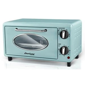 50's Retro Countertop Toaster Oven Mint Accents Bake Toast 8