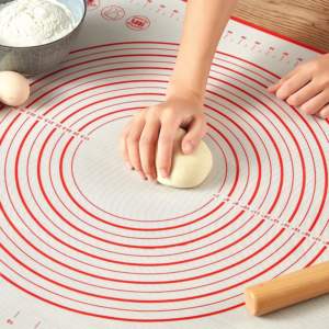 Non-slip Silicone Pastry Kitchen Mat 50x60cm Extra Large Baking Mat Counter Dough Rolling Mat Oven Liner Fondant Pie Crust Mat