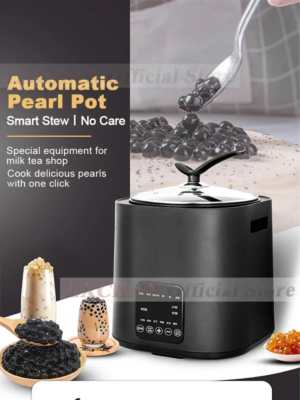 HomeWise 9L Tapioca Pot Electric Automatic Pearl Non-Stick Pot Intelligent Temperature Control Bubble Boba Cooker Multi-Purpose