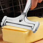 304 Stainless Steel Cheese Cutter – Thickness-Adjustable (0.5-10mm) for Perfect Slices Every Time