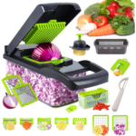 Kitchen professional chopper-type slicer 16 x 1 , multifunctional food chopper, blade vegetable chopper, kitchen utensils