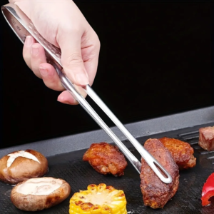 Multi-purpose Kitchen Food Tongs 304 Food Grade Stainless Steel Bread Tongs Steak Tong Salad Tong Grill Clip BBQ Tools