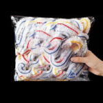 Elastic Food Covers 100 Pcs .Disposable Plastic Bowl Lids for Fruit & Vegetable Storage, Freshness Seal Wraps