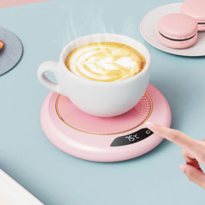 USB Electric Beverage Warmer with 3 Temperature Settings Coffee Warmer Plate Coffee Cup Warmer for Hot Coffee Tea and Milk