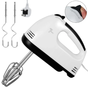 7Speed Electric Mixer Household Multifunctional Food Blender Kitchen Handheld Egg Beater Processor Cream Cake Baking Dough Mixer