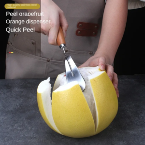 Stainless Steel Pomelo Opener Two-in-One Pomelo Peeling Knife Fruit Opener Orange Fruit Peel Tool