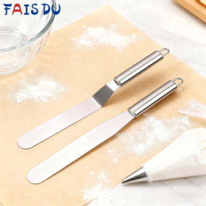 8 Inch Stainless Steel Cream Icing Frosting Spatula Portable Cream Spatula for Cake DIY Cake Decorating Tools