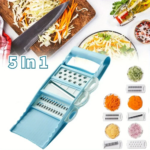 5 in 1 Multi-Functional Vegetable Chopper Onion Chopper Food Chopper Kitchen Mandoline Slicer Veggie Dicer Cutter