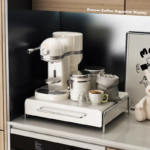 Capsule Coffee Display Rack Storage drawer Bar Ins Wind Table Top Tea Bag Storage Box Coffee Machine Base Drawer Storage Shelves
