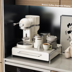 Capsule Coffee Display Rack Storage drawer Bar Ins Wind Table Top Tea Bag Storage Box Coffee Machine Base Drawer Storage Shelves