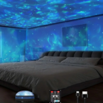 Star Projector, Galaxy Projector, Water Ocean Wave Projector For Bedroom Night Light Room Decor With 7-Colors Patterns