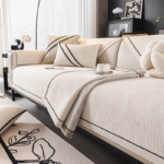 Luxury Chenille Sofa Seat Cover Living Room Four Seasons Anti-slip Corner Sofa Slipcover Home Universal Couch Cushion Pads