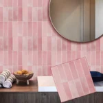 Peel and Stick Wall Tile Stickers Strong Adhesive Wallpaper DIY for Kitchen &Bathroom Backsplash Bathroom RVs Decoration