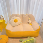 Mini 2 Person Bean Bag Sofa Bed Ottoman Tatami Rental House Small Sofas for Bedroom