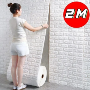 Foam 3D Wall Stickers 70cmx2m Meter Self Adhesive Panel Home Decor Living Room Bedroom House Decoration Bathroom Brick Wallpaper