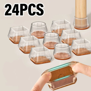 Thicked Chair Leg Floor Protector Silicone Anti-Slip Furniture Pads Wear-resistant Table Leg Cover Scratch-proof Floor Protector