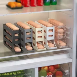 Kitchen Egg Box Storage Box Refrigerator Large Capacity Egg Storage Box Container Refrigerator Egg Organizer