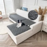 Water Repellent Sofa Mat Covers 2pcs/set  Non-Slip Pets Kids Couch Towel Mat L Chaise Sofa Seat Pads Slipcover for Living Room