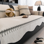 Luxury Irregular Chenille Sofa Covers Solid Color Couch Cushion Mat L Corner Sofa Seat Slipcover Living Room Funda Elástica Sofá