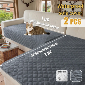 Water Repellent Sofa Cover Pets Kids Non-Slip Sofa Seat Slipcover Anti-dirty Cats Dogs L Couch Mattress Pads Living Room