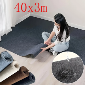 Kitchens Bedroom Rug Water 40cm x 3m Uptake Home Decor Self-adhesive Room Decoration Bathroom Rugs Solid Color Carpet Living Room