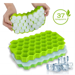 4/2/1PCS Silicone Ice Cube Mold 148 Cube Large-capacity Ice Trays Food Grade Ice Maker BPA Free Reusable Ice Maker with Lids