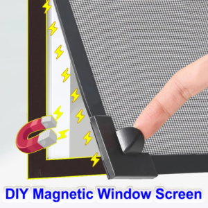 DIY Custom size 2025 Magnetic screen window, mosquito net magnetic curtain, invisible, household magnet self-adhesive window
