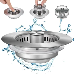 Kitchen sink strainer pop-up core sink drain filter sink press deodorizing filter leak stopper