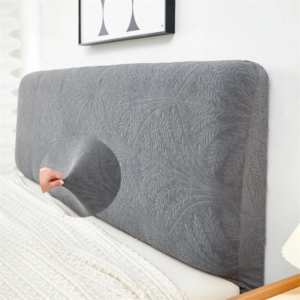 Leaves Jacquard Headboard Cover Nordic Soft Stretch Bed Head Slipcover Bedroom Decor All-inclusive Bedside Protector Cover