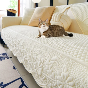 Thicken Plaid Sofa Slipcover Non-Slip Anti-cat scratches Sofa Seat Cover Winter Warm Corner Couch Towel for Living Room
