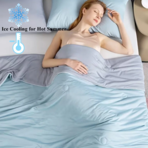 Summer Throw Blanket Air Condition King Queen Bed Quilt Smooth Breathable Lightweight Cool Feeling