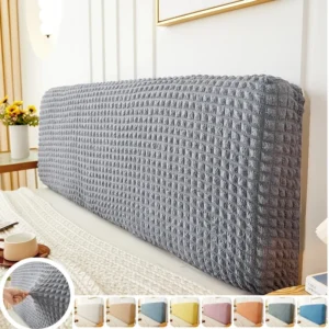 Bubble Fabric Jacquard Headboard Cover Soft Stretch Bed Head Cover All-inclusive Bedside Protector Cover Slipcovers Bedroom