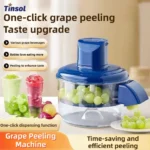 Electric Fruit and Vegetable Peeler Automatic Small Fruit Peeling Tool Smart Grape Peeler Kitchen Peeling Gadget