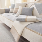 Nordic Chenille Sofa Seat Cover for Living Room Non-slip Couch Mat Towel Soft Corner Sofa Slipcover Pad Home Protection Pad