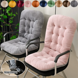 Ultra Soft Velvet Lounge Chair Rocking Chair Cushion with Anti Slip Particles Autumn and Winter Buttocks Cushion