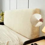 Floral Pattern Bedhead Cover Stretch All-inclusive Bed Backrest Slipcover Bedroom Headboard Dust Cover Removable Home Decor