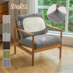 Jacquard Sofa Seat Cushion Armchair Seat Slipcover Removable Dining Room Chair Seat Cover for Bedroom Office Home