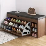 Flip shoe cabinet accessories, flip bucket shoe rack, stainless steel thickened shoe cabinet accessories, hardware hidden flip rack
