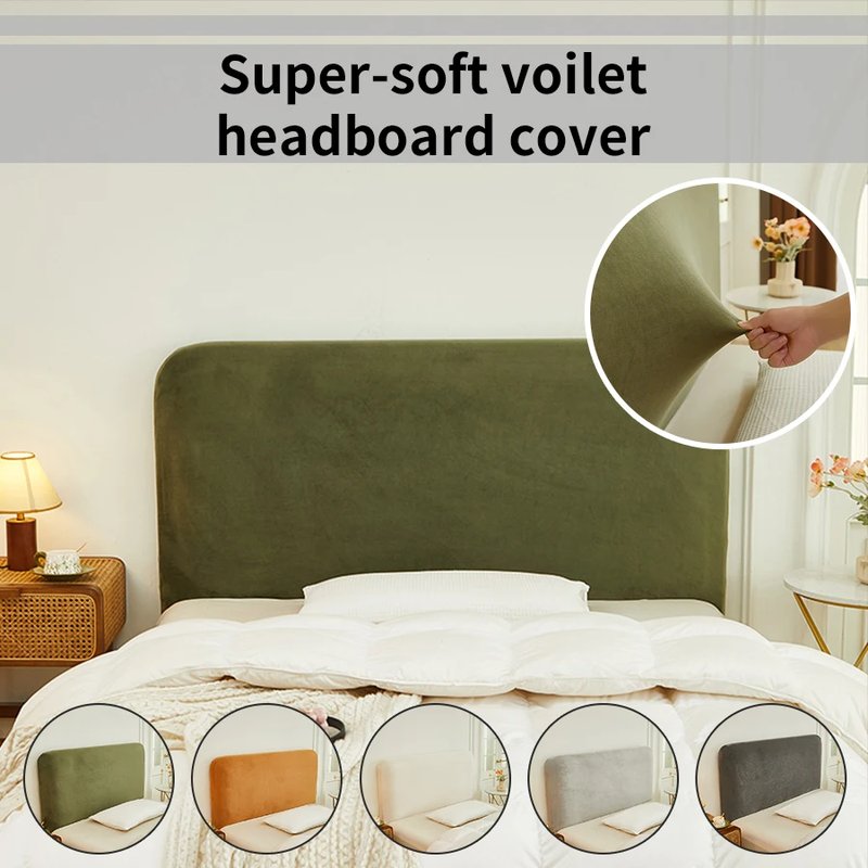 Autumn and winter new simple wind super soft padded bed head cover all inclusive universal soft package backrest cover