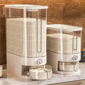 Insect-proof Rice Storage Container 5/10KG Moisture Proof Dry Food Dispenser Sealed Storage Container Kitchen Use