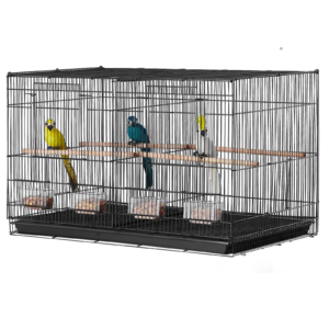Flight Bird Cage Stackable Divided Small Animal Cage for Kinds of Birds Pet Travel Birdcage with Handle and Perche