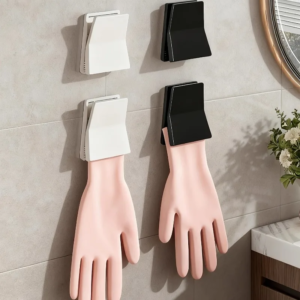 4pcs Kitchen Glove Holder, Dishwashing Glove Hook,Household Rubber Glove Storage Rack, Dishcloth Clip, Glove Hanger,Storage Clip